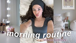 ☀MORNING ROUTINE School Holidays | Miss Charli