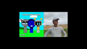 NOOB vs PRO vs HACKER  #edit #shorts #fyp #sprunki #animation