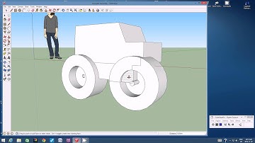 Using Sketchup 8 to Draw a Simple Monster Truck Part 3