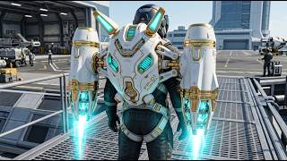Golden Metropolis 2350 | 1 Hour 4K Space Music to Sleep | Cinematic Sci-Fi Ambient