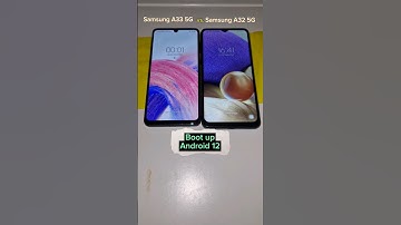 Boot up Android 12:- Samsung A33 5G vs. Samsung A32 5G #boot #android12 #galaxya325g #galaxya335g