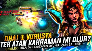 1 VURUŞTA TEK ATAN KAHRAMAN OLUR MU? | TANK TEKLEMEK?  & SİNİRDEN OYUNU SİLDİRTTİM | Mobile Legends