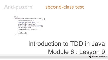 Module 6. Lesson 9. Testing anti-patterns: Second class test
