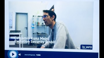 HR Info Hessischer Rundfunk TV & Podcast Interview Benjamin Kunz Mejri IT Sicherheitstester & Hacker