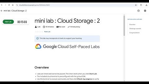 mini lab : Cloud Storage : 2 | #qwiklabs | #cloudwalabanda #CLI