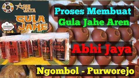 🔴Proses Pembuatan Gula Jahe Aren 