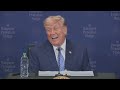 Trump speaking at EPA