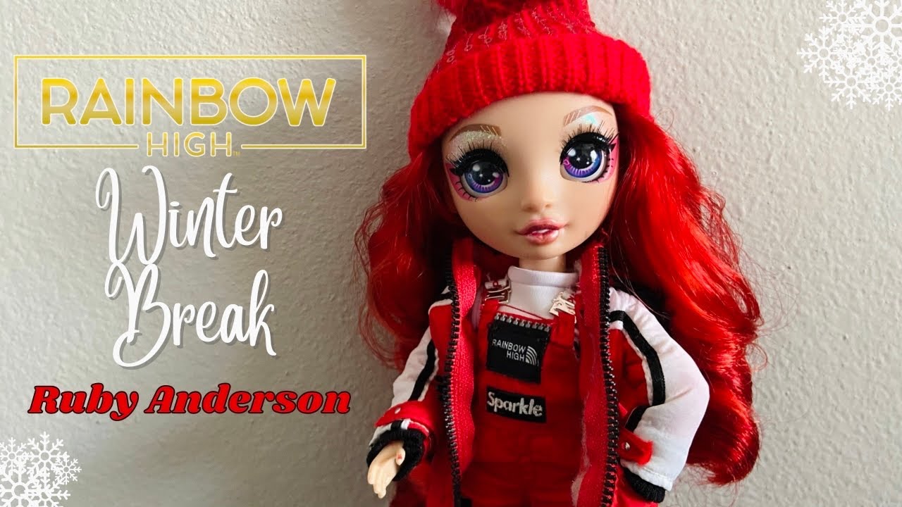 REVIEW RAINBOW HIGH 🌈 WINTER BREAK ❄️ RUBY ANDERSON 