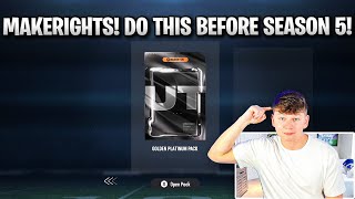 Golden Platinum Pack Makerights Do This Now Before Season 5