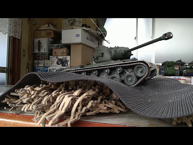 TAMIYA M26 Parshing 1/16 Rc Tank フルオペレーション 【ラジコン