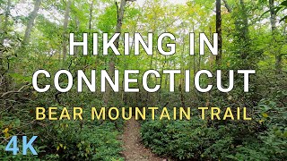 Hiking in Connecticut - Bear Mountain Trail | 4K