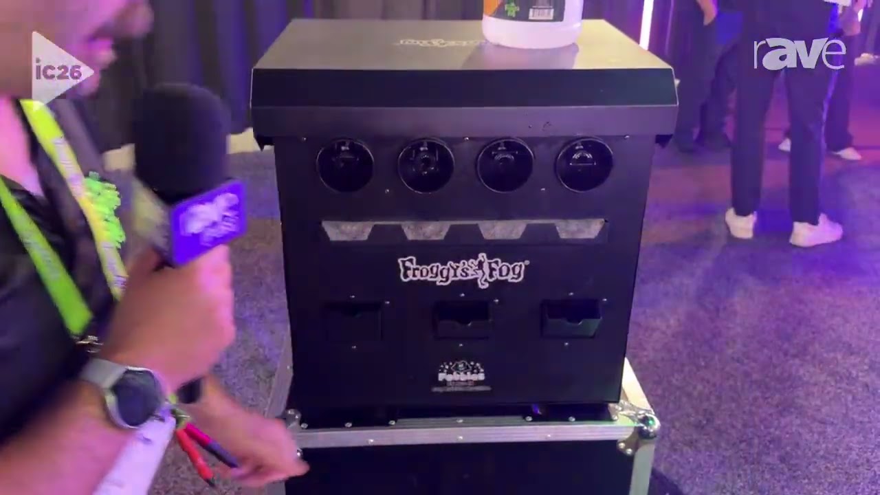InfoComm 2026: Froggys Fog Showcases Fobbles F8 IP 4-in-1 Effects Machine
