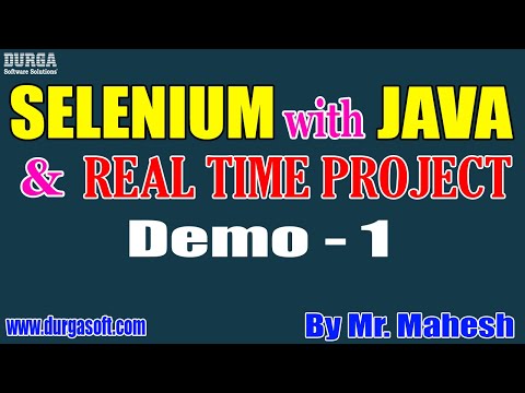 SELENIUM with JAVA