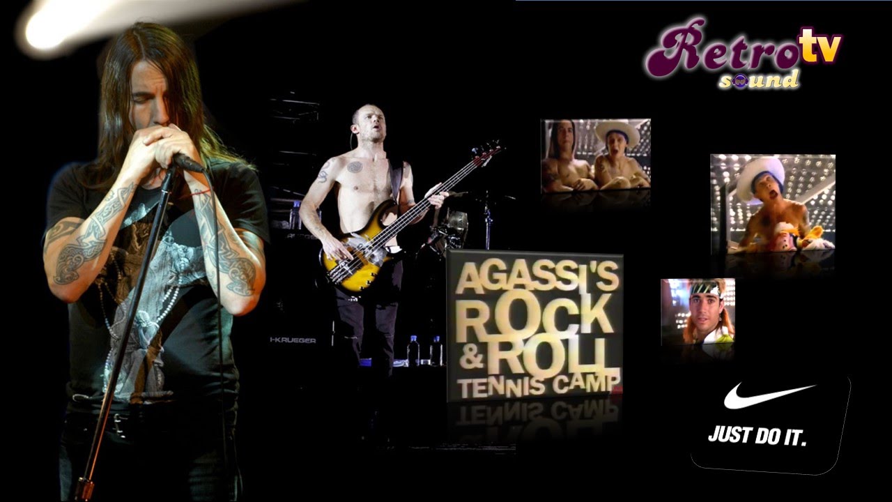 Comercial Nike Con Red Hot Chili Peppers & Andre Agassi (Retro TV Commercial 1990 -)Widescreen.