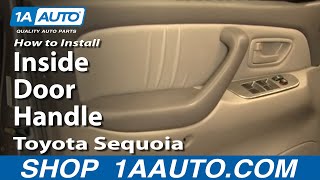 2 Inside Door Handle Trim Passenger&Driver Side For Toyota Sequoia Avalon Tundra