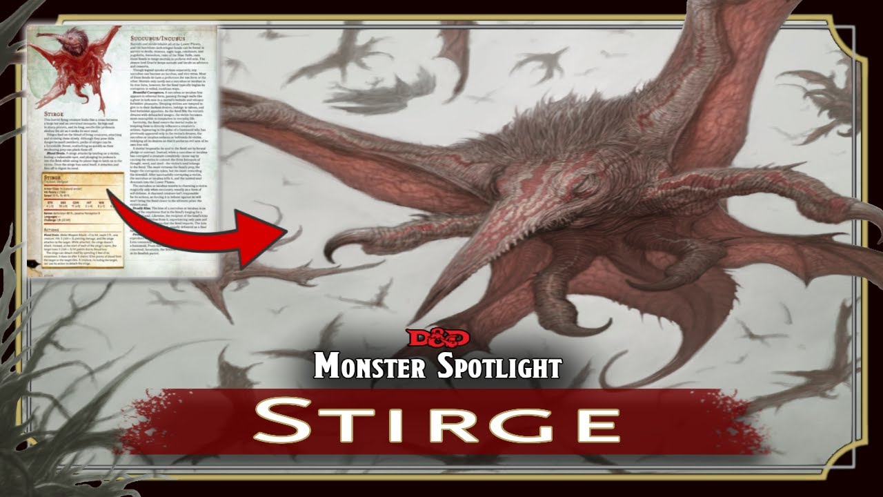Straiges Why Stirges Are The Best Early Game Party Testers | Stirges Lore - YouTube