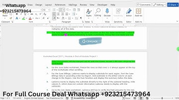 Quinn Retail Services || IL_EX19_EOM6-1 || Excel Module 6 End of Module Project 1 || 100% Marks