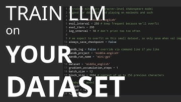 Train a Large Language Model (NOT FINETUNING)