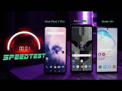 Asus ROG Phone 2 vs OnePlus 7 Pro vs Galaxy Note 10+ Speedtest - Fastest Flagship?