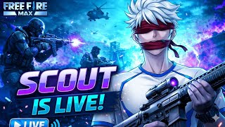 ‎🔥FREE FIRE MAX LIVE 🔴 |GUILD TEST 1V4 💀HEADSHOT ROOM |#ffguildtest #fflive #freefiremax