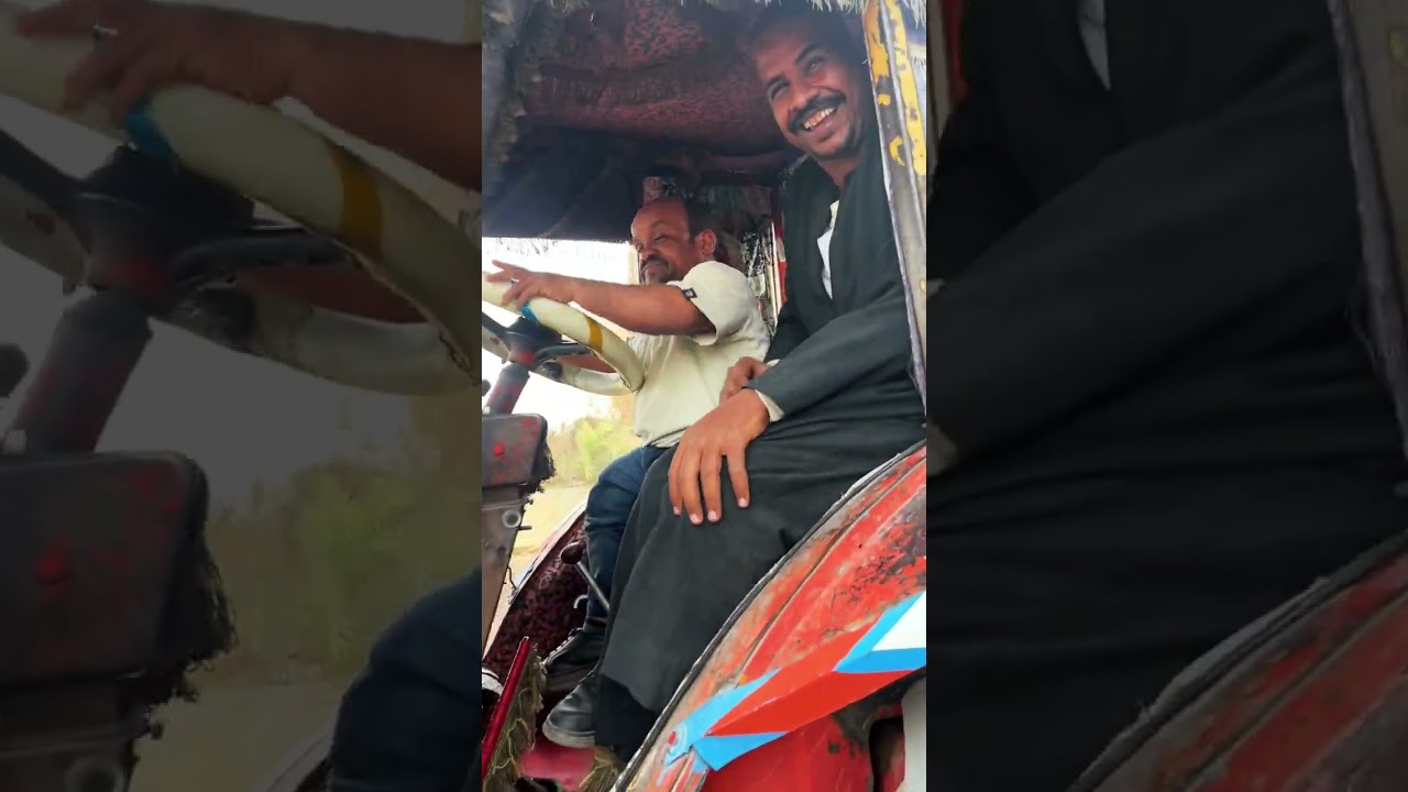 اصغر سائق مقطوره اضحك من قلبك 😂 سعيد بيحمل قصب من مصر للسعوديه عند تركي آل الشيخ 
