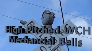 High Pitched WC Hayes Mechanical Railroad Crossing Bells Compilation