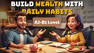 Build Wealth With Simple Daily Habits | Simple English Podcast (A1–A2)