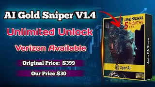 AI Gold Sniper V1.4 MT4 | Smart AI Gold Trading Robot for XAUUSD | High Accuracy EA