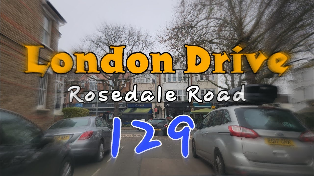 London Drive Rosedale Road, Richmond To Acton Town Station, London London Tour 129 YouTube