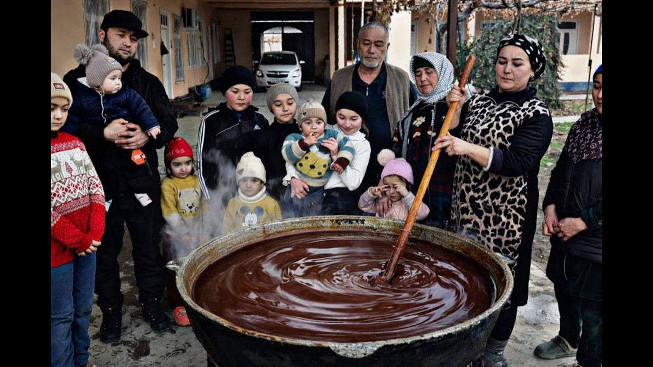 Традиционный сумалак превратился в шоколадную нутеллу!