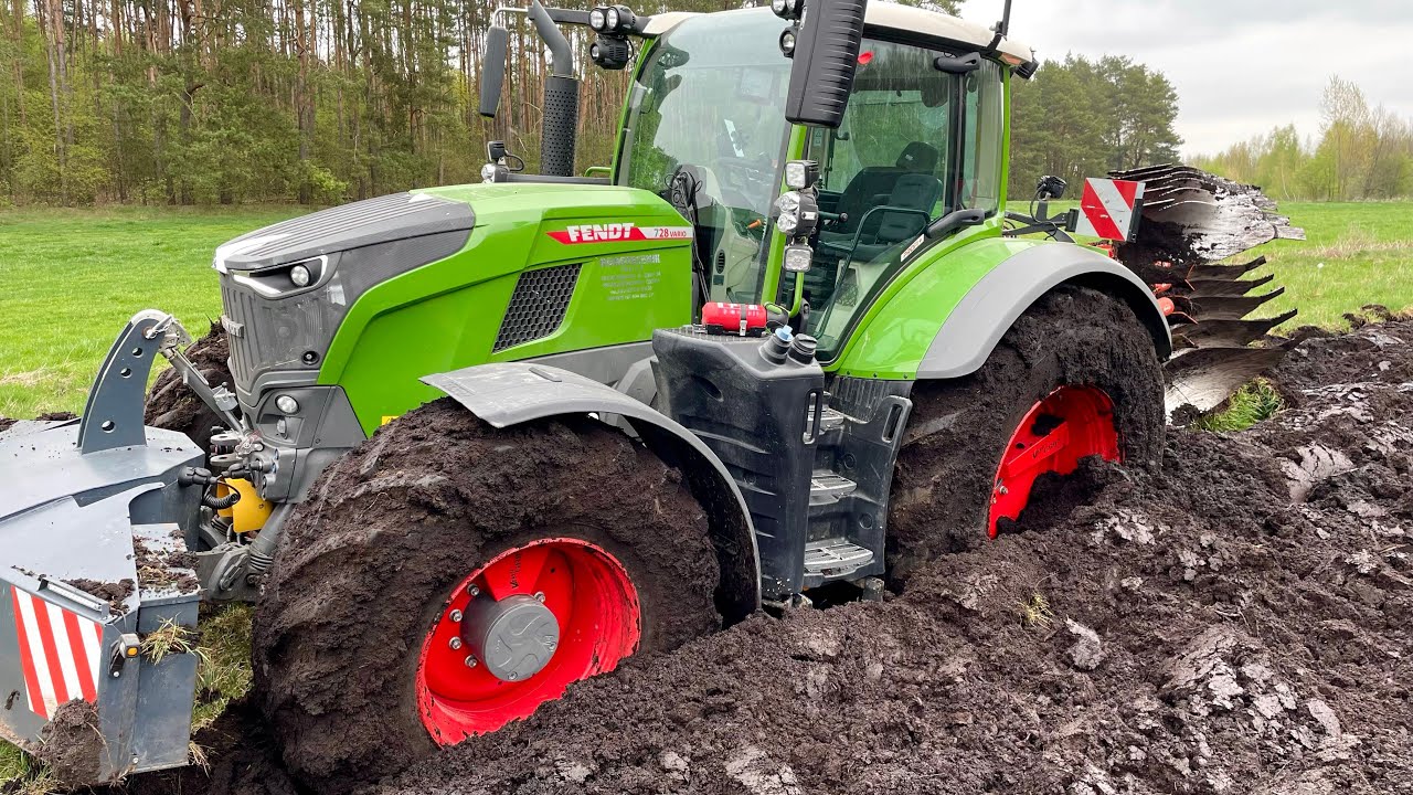 Utopiony 728 😬 | Orka starej łąki torfowej na nowej działce [Vlog#7 2024]