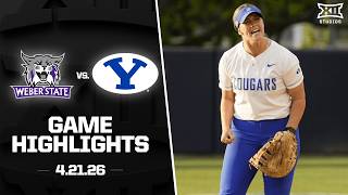 Weber State vs. BYU Highlights (4.21.26) | 2026 Big 12 Softball