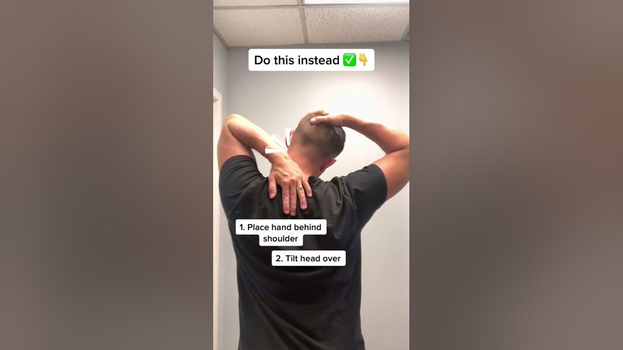 How to safely crack your neck youtube