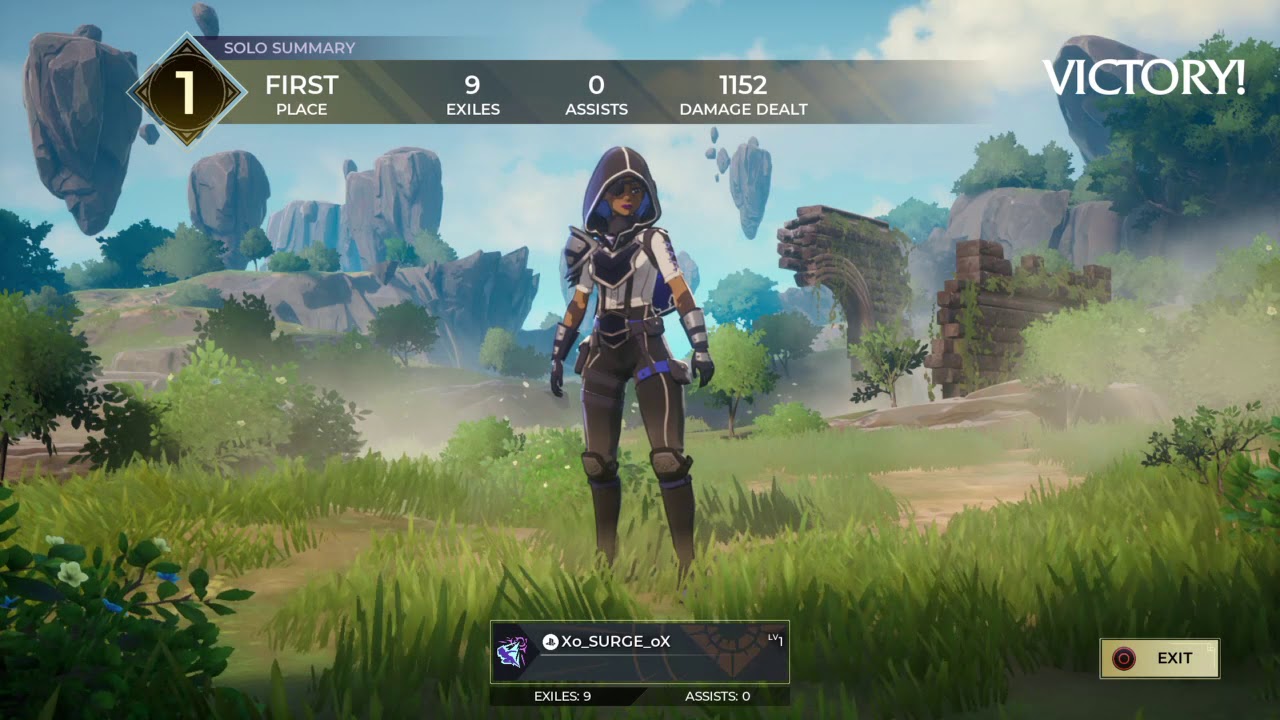 Spellbreak first game first win