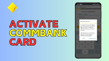 Activate Commbank Card I How to Activate Credit Card I Debit Card From Mobile Using Commbank App