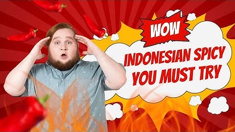 The delicious Indonesian chili sauce, ( Auko Sambal ) Authentic Indonesian