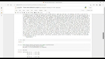 Fake news detection project   Jupyter Notebook and 1 more page   Personal   Microsoft​ Edge 2021 07