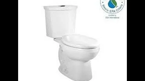 How to install a toilet - Amercian Standard Cadet 3 dual flush toilet