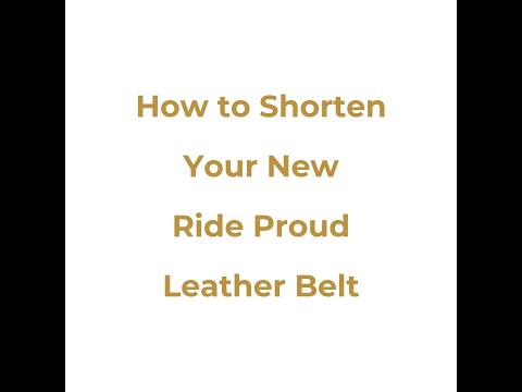 How To Shorten
