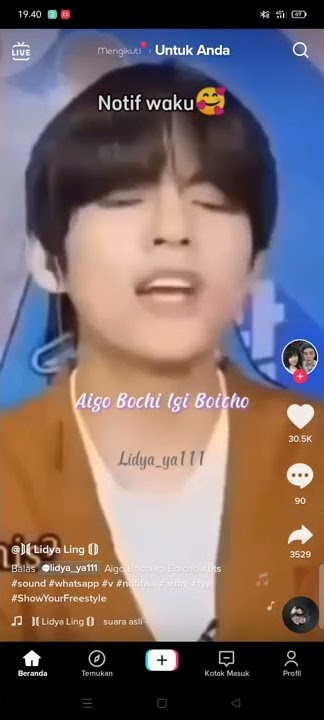 NADA DERING PESAN TAEHYUNG