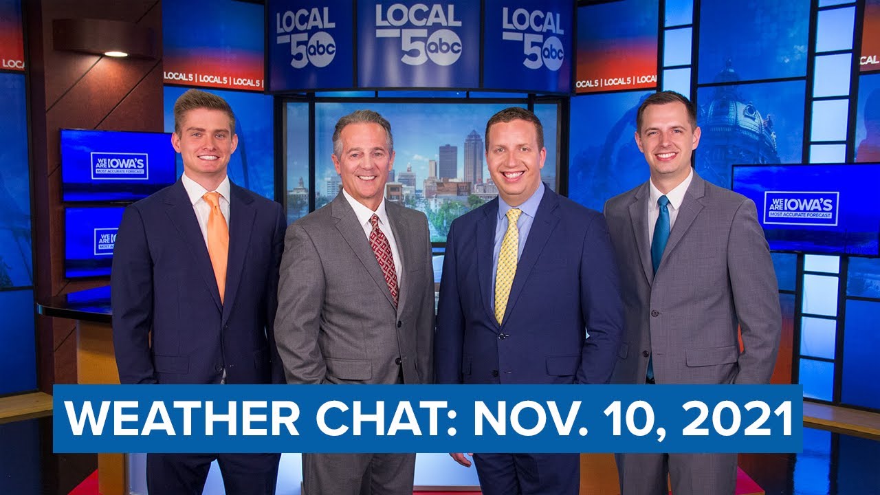 WEATHER CHAT: Rain likely today, snow possible Friday (Nov. 10, 2021 ...