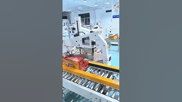 An adaptive carton sealer that can automatically fold and seal all types of cartons! #CartonSealer