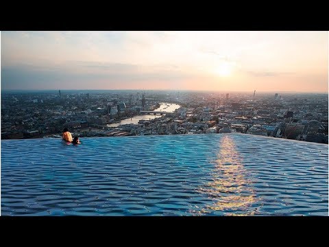 Vídeo: Piscina Infinita Con Vistas De 360 grados En Un Rascacielos De Londres