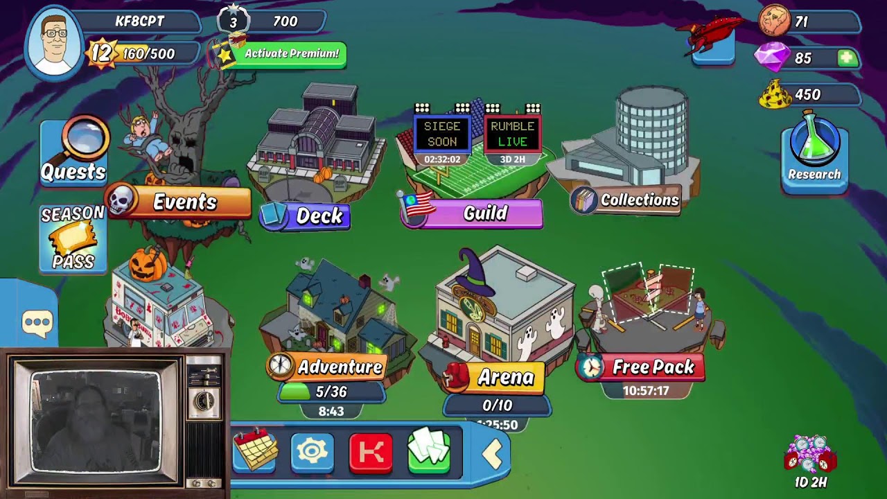 Playing Animation Throwdown... A card game... lol