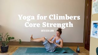 20 min Core Strength Flow | Yoga for Climbers