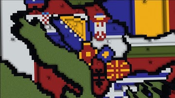 How To Build A Small Scale World Map pt.6 Former Yugoslavia States and Albania
