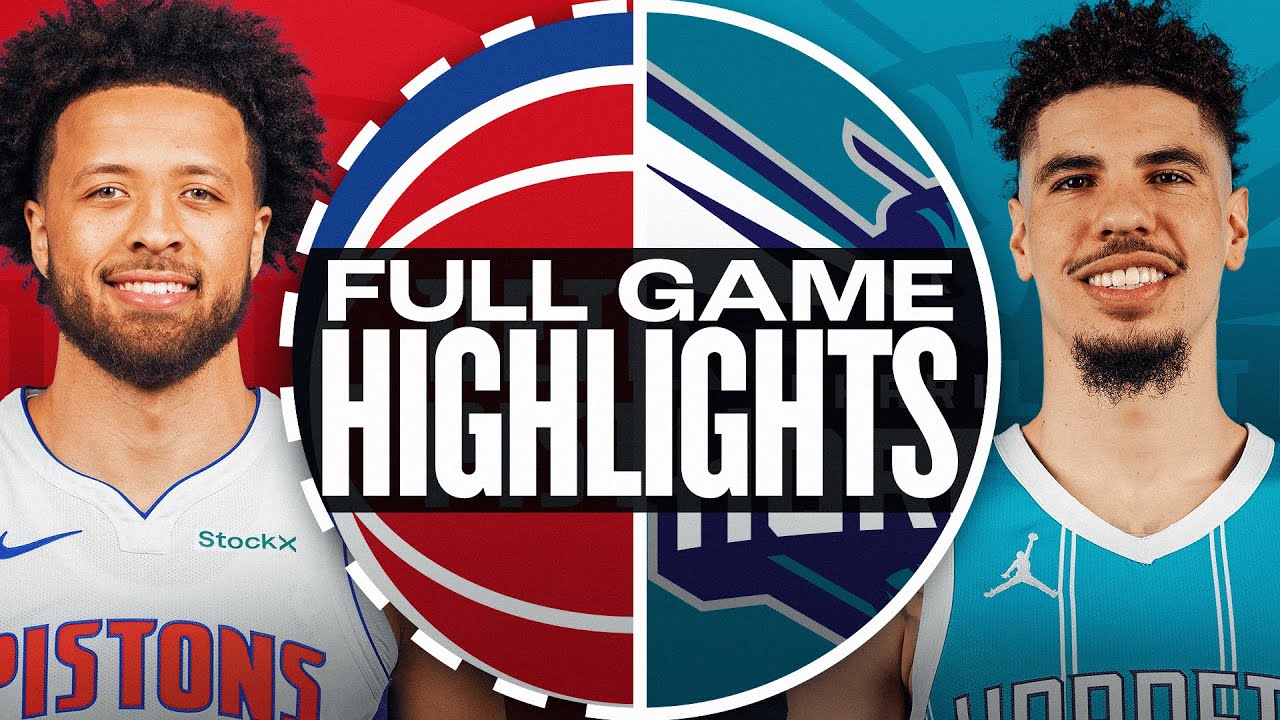 Game Recap: Hornets 107, Pistons 106 - YouTube