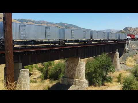 BNSF With RBBX Circus train