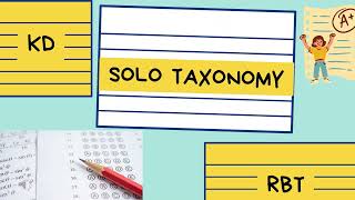 Paano gumawa ng pagsusulit (SOLO Taxonomy) Step by Step