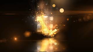 Glowing Particals Logo Reveal 37 : Golden Particals 12